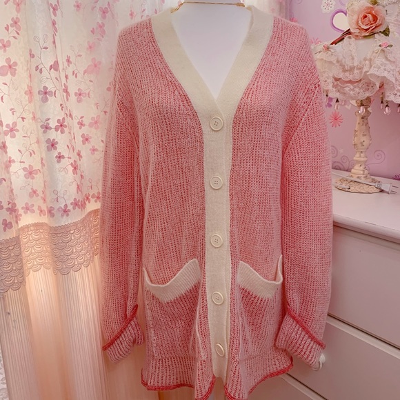 🌸MM6 Maison Martin Margiela pink cardigan - Picture 5 of 6